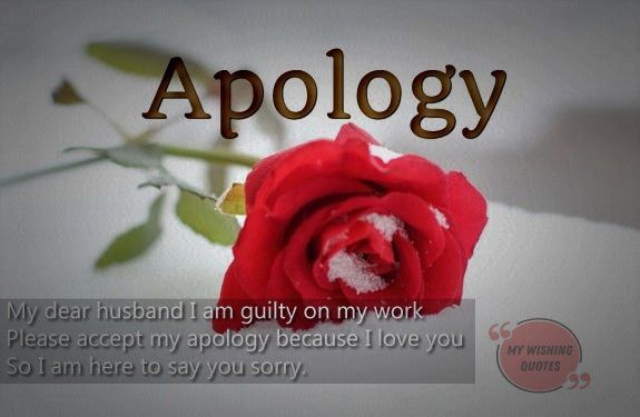 Mensajes sinceros de perdón a la esposa